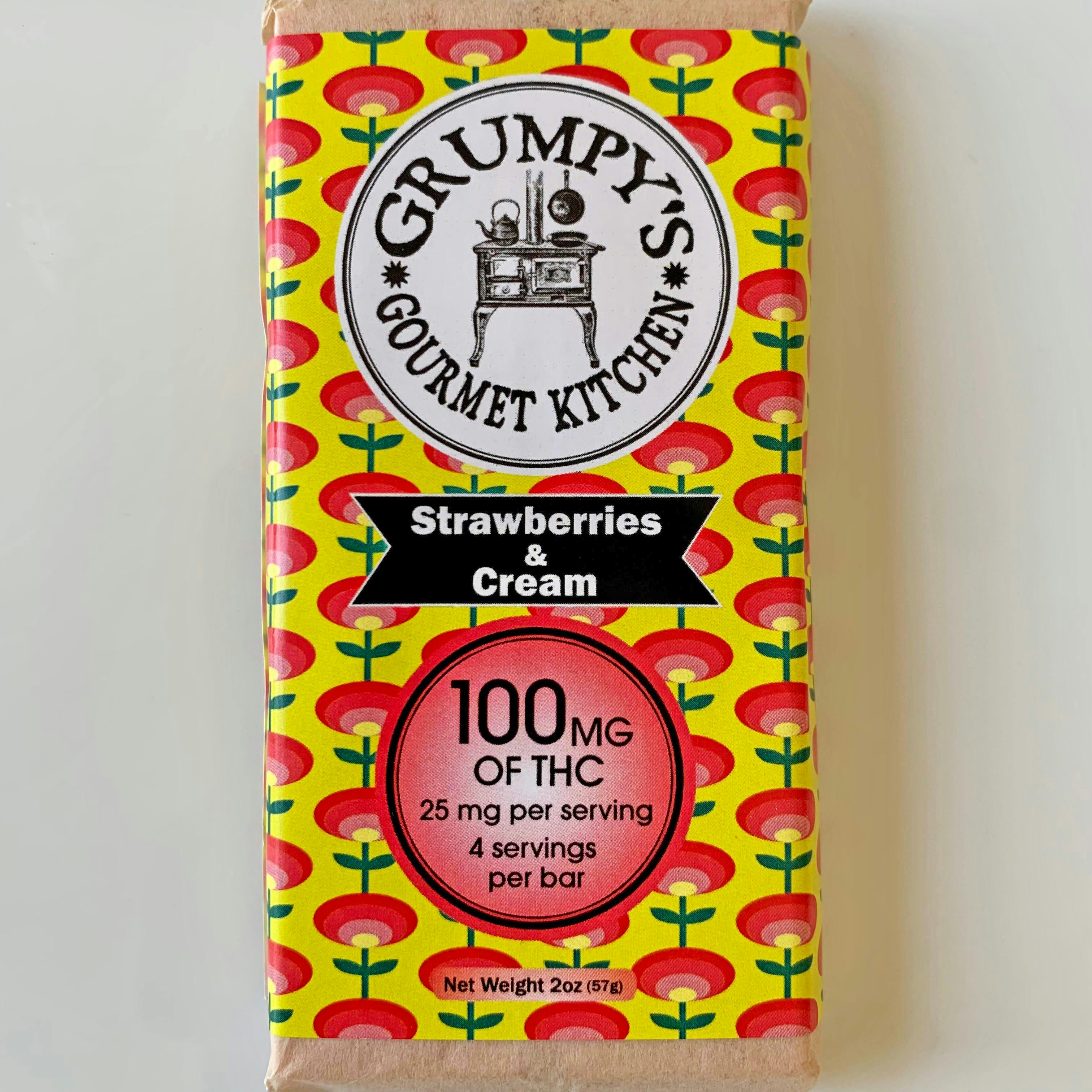 100mg Strawberries & Cream Bar